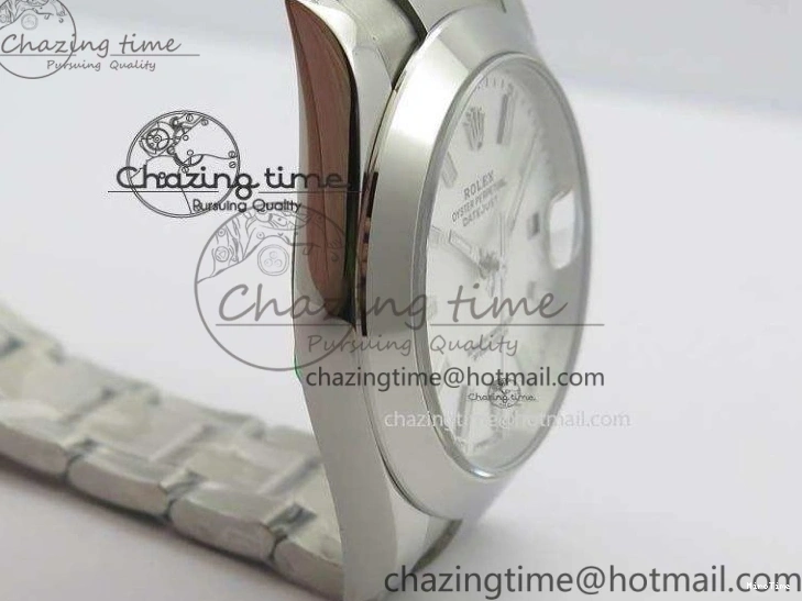 MiroTime 1218 HighQuality DateJust 41mm 126300 SS Noob 1:1 Best Edition Silver Dial Stick Markers On SS Bracelet A 3597